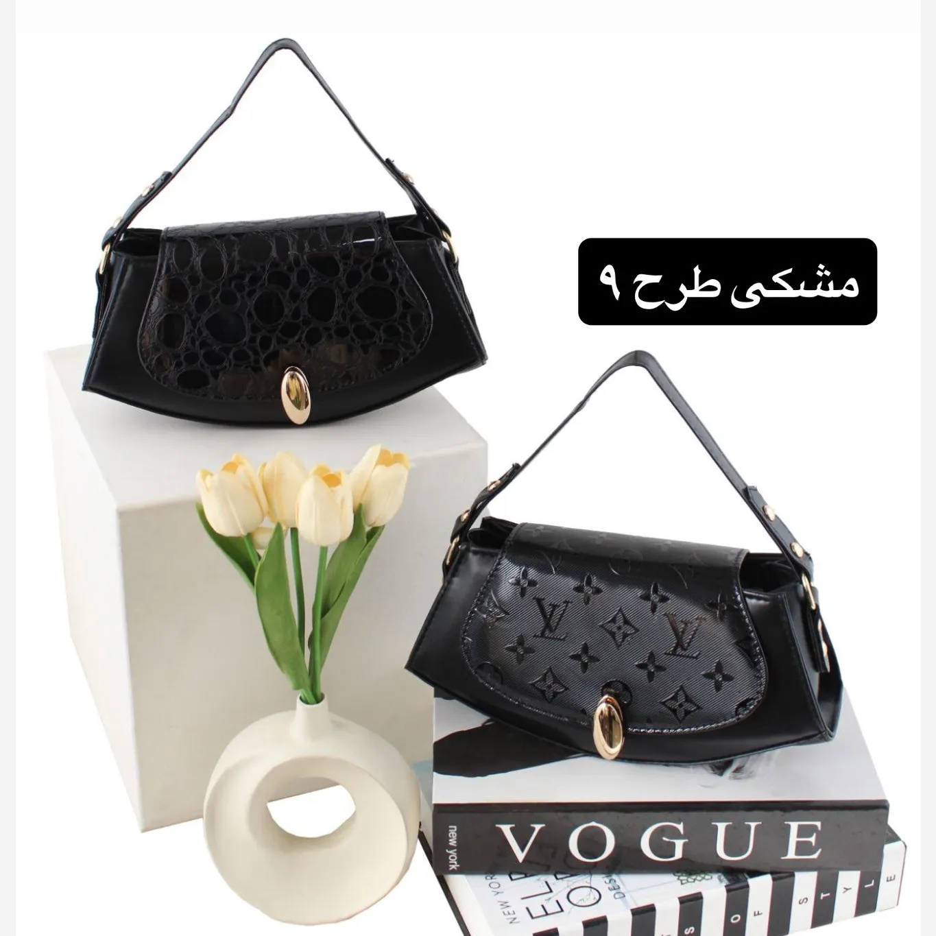 کیف پاسپورتی زنانه چرم مصنوعی اسپرت مجلسی مدل زیپدار - Image 3