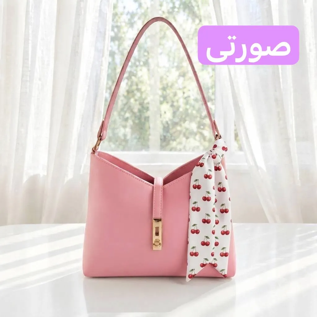 کیف زنانه چرم مصنوعی رسمی و روزمره مدل زیپ و قفل دار - Image 5