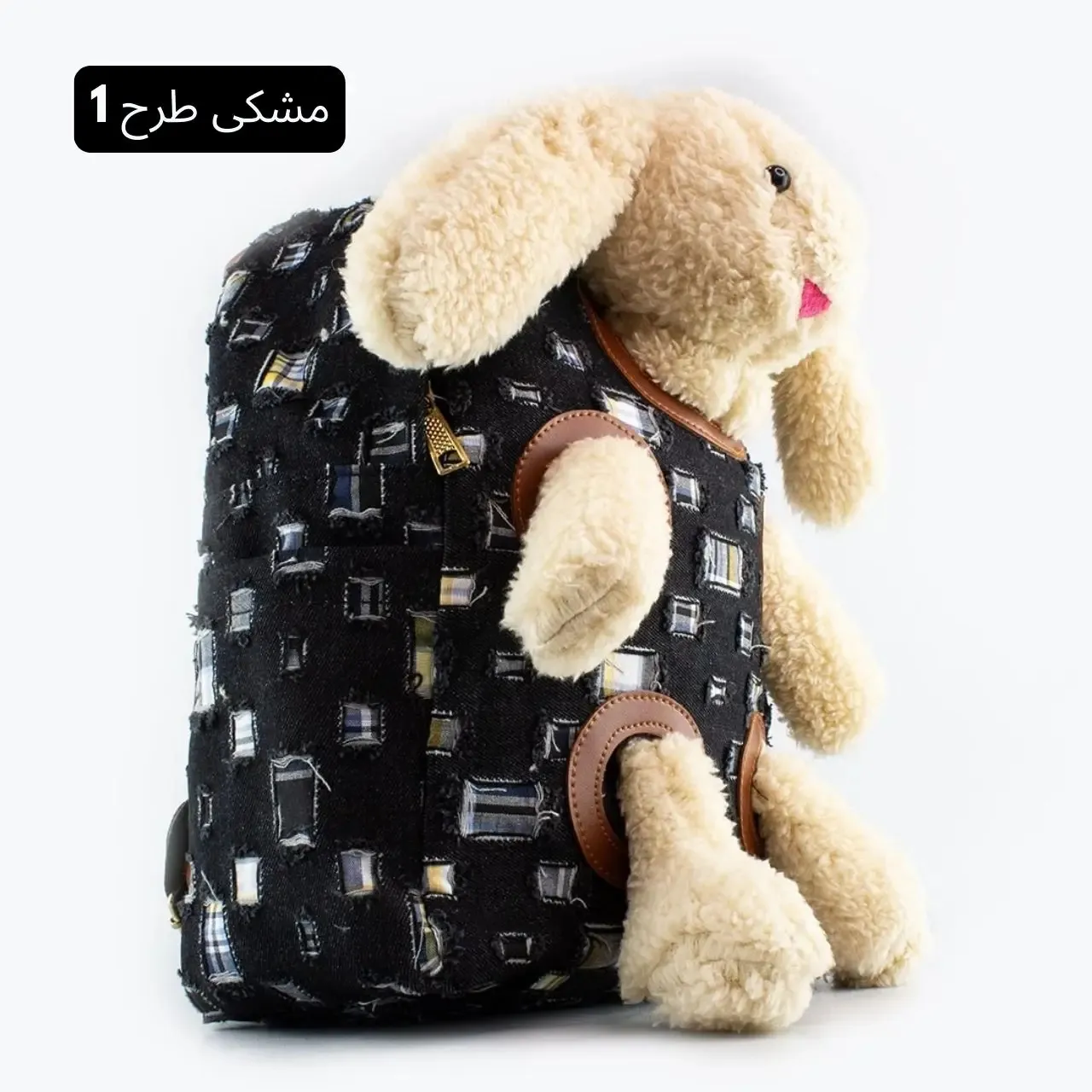 کوله پشتی پارچه ای روزمره مدرسه و دانشگاه زیپ دار بند بلند - Image 7