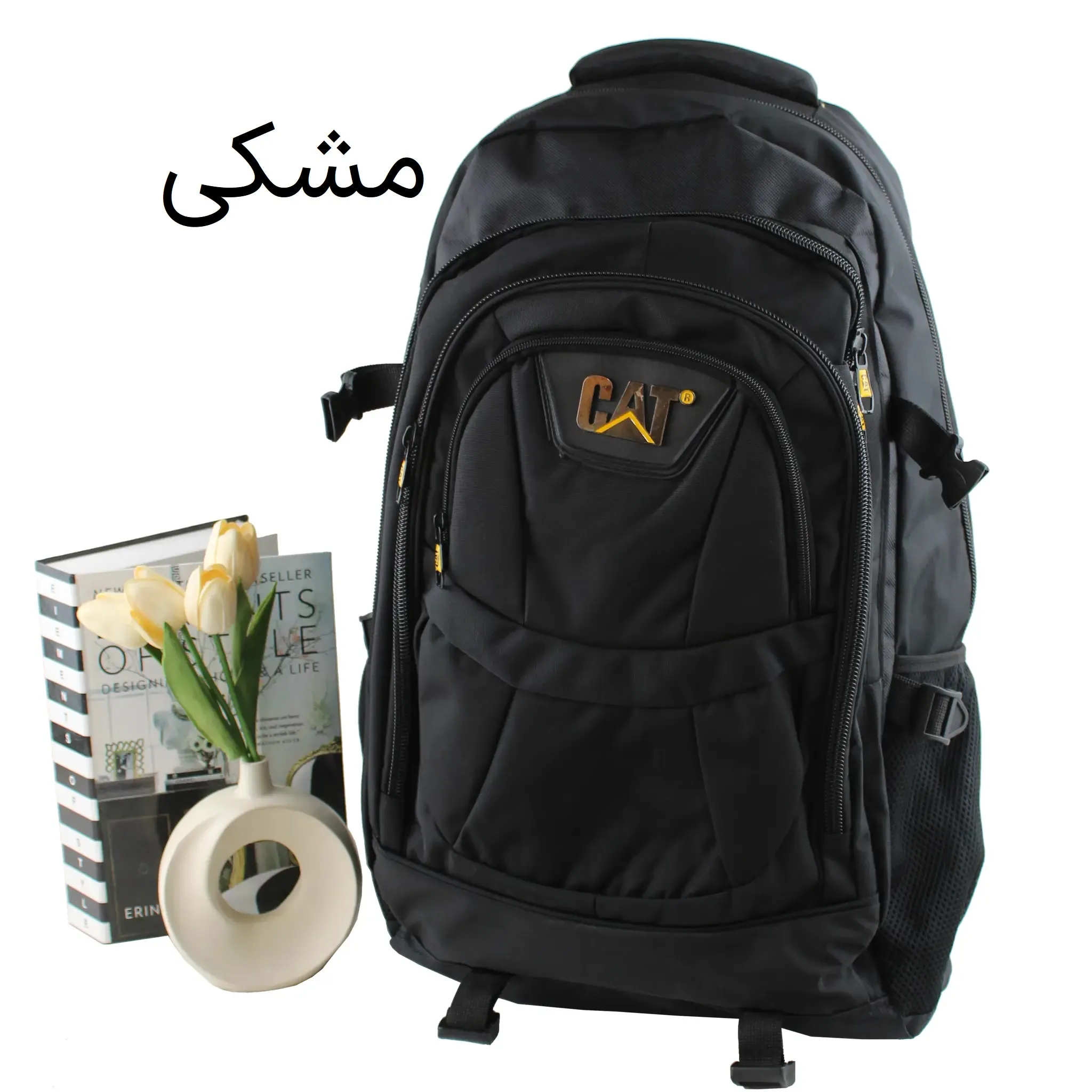 کوله پشتی پارچه ای مسافرتی و ورزشی دارای بند بلند و جیب متعدد ابعاد 55 در 30 در 25 سانتیمتر - Image 5