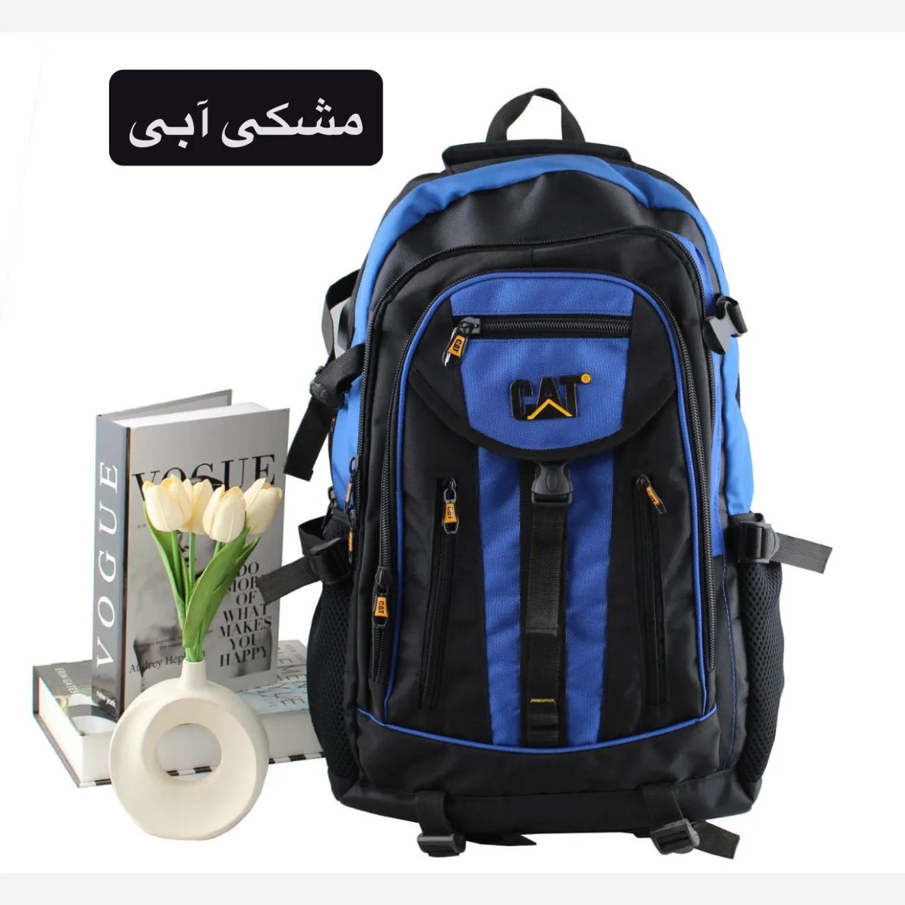 کوله پشتی روزمره و مدرسه پارچه ای دارای بند بلند و جیب دار - Image 5