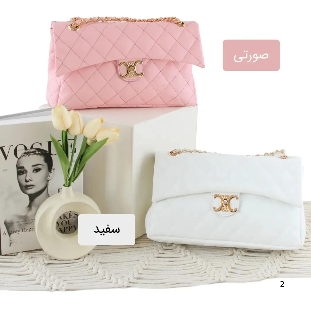 کیف پاسپورتی چرم مصنوعی زنانه روزمره بند بلند قهوه ای - Image 6