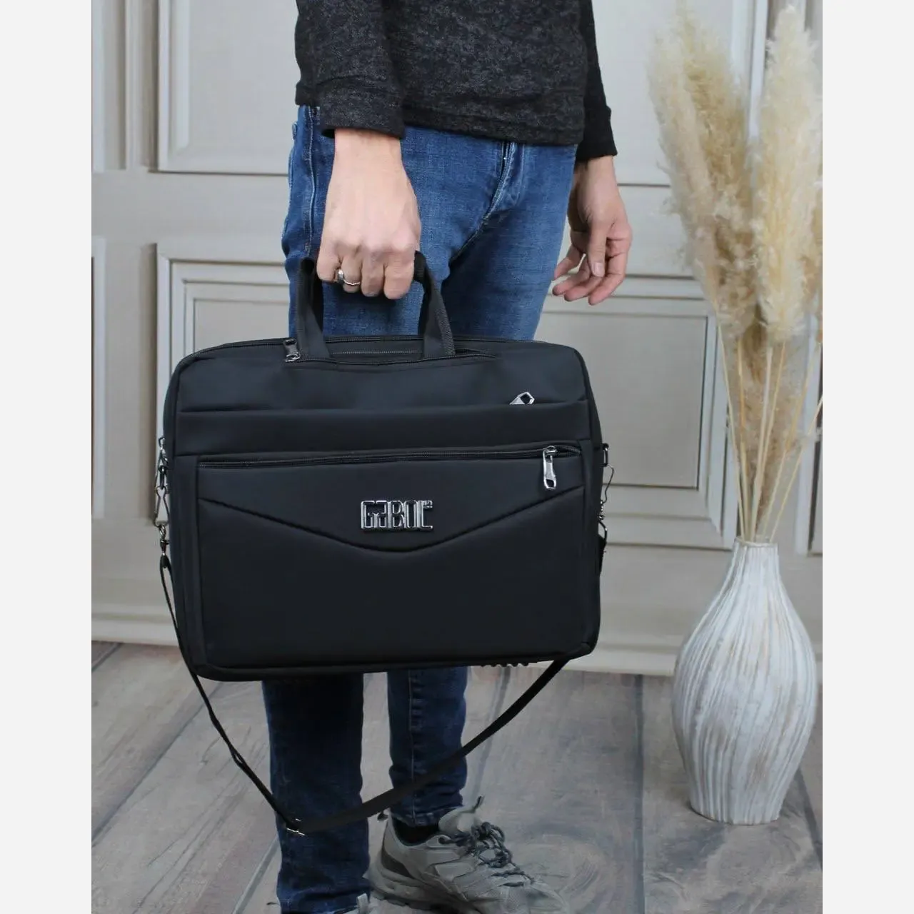کیف مردانه پارچه ای اداری اسپرت روزمره بند دار - Image 3