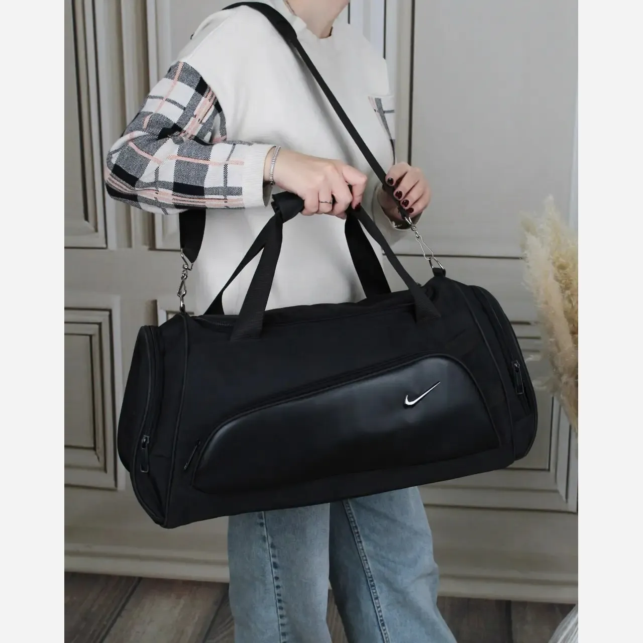 ساک ورزشی و روزمره پارچه ای ابعاد 52 در 22 در 25 سانتیمتر - Image 2