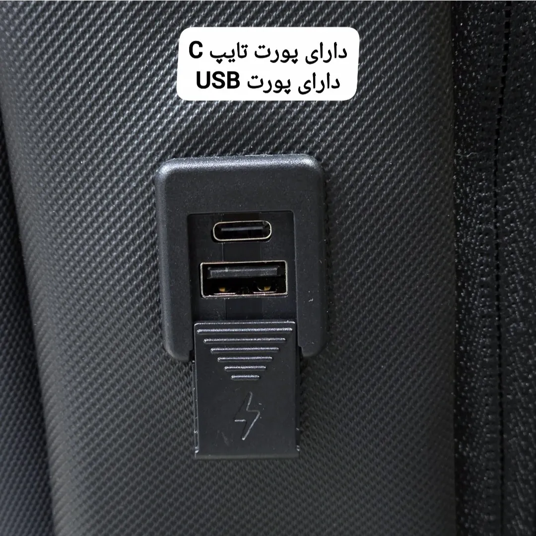 کوله پشتی لپتاپ دانشجویی و اداری قفل دار مناسب لپتاپ 17.5 اینچ - Image 15