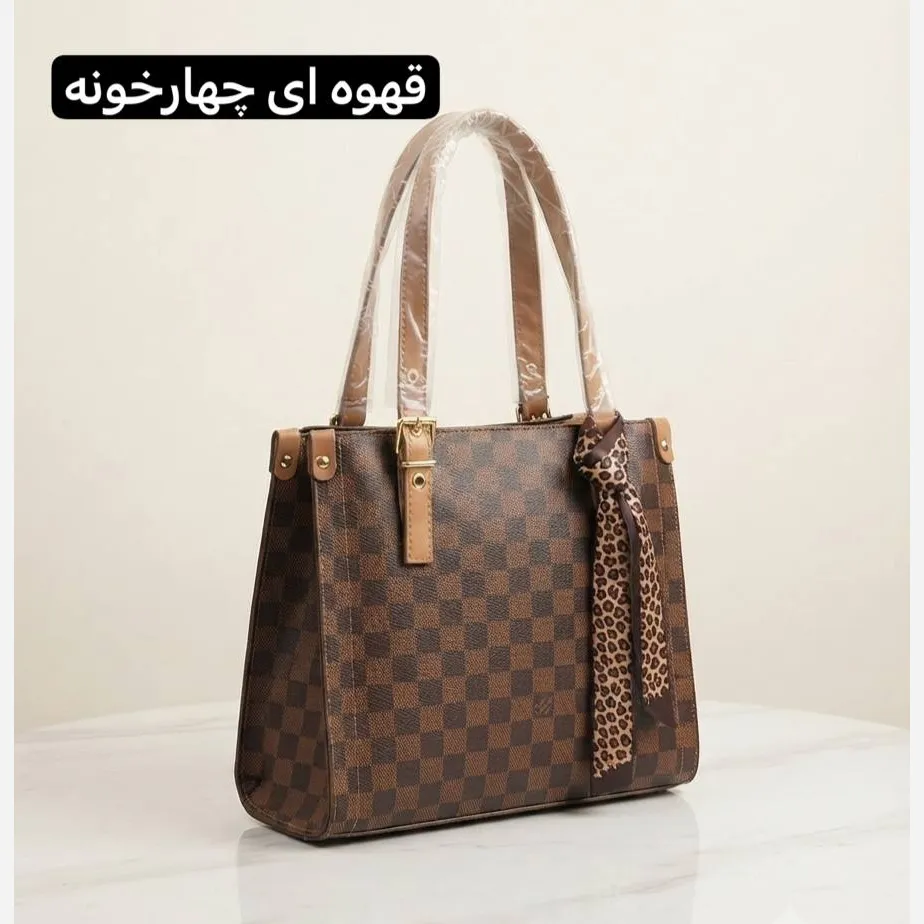 کیف زنانه چرم مصنوعی رسمی و روزمره با بند بلند - Image 9