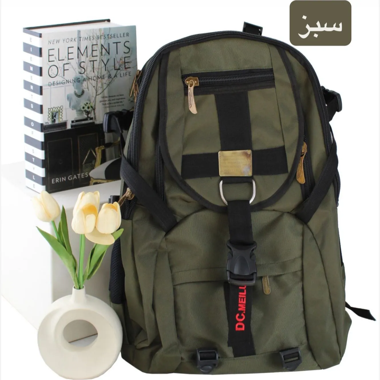 کوله پشتی اسپرت و مدرسه دانشگاهی پارچه ای با ابعاد 57x38x18 سانتیمتر - Image 2
