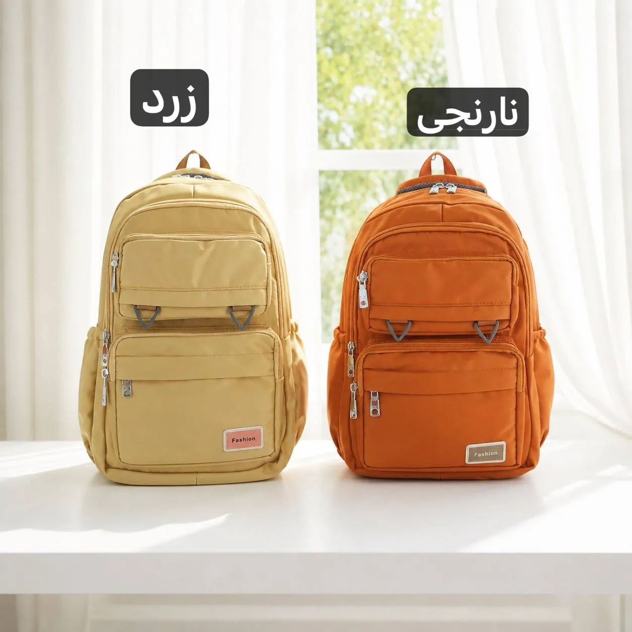 کوله پشتی مدرسه و دانشگاه جنس کجراه خارجی ابعاد 45 در 30 سانتیمتر - Image 10