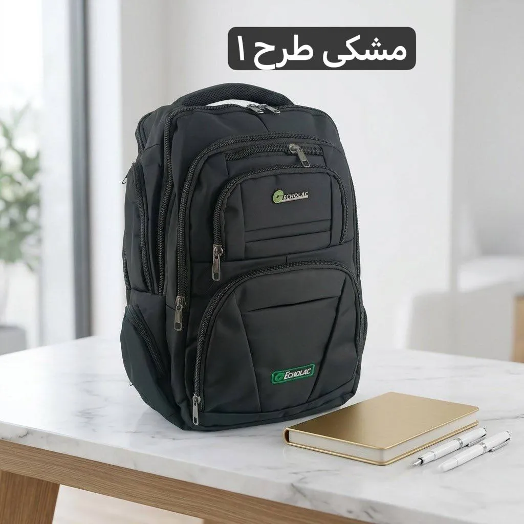 کول پشتی اسپرت برزنت جا لبتاپ مدرسه دانشگاه ابعاد 45 در 40 سانتیمتر - Image 5