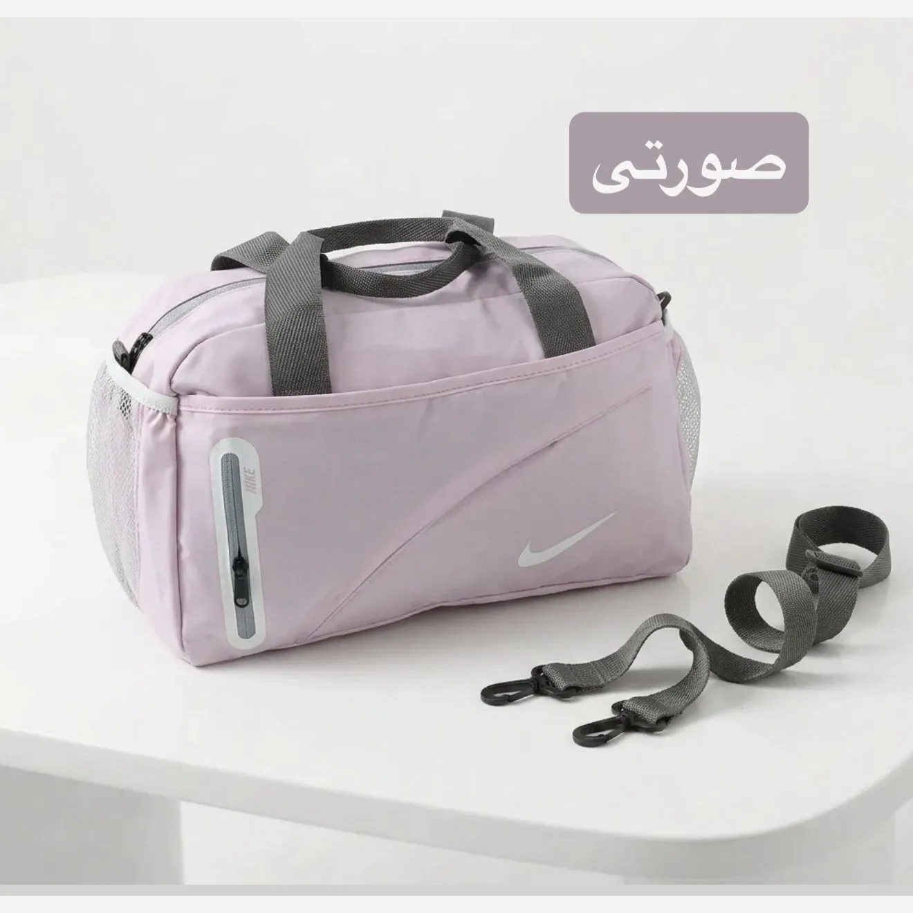 ساک مسافرتی و ورزشی پارچه ای بنددار ابعاد 35x25x20 سانتیمتر - Image 5