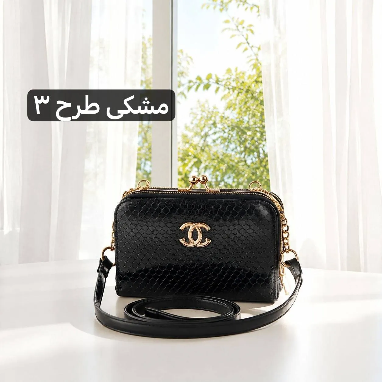 کیف پاسپورتی چرم مصنوعی زنانه رسمی و مجلسی - Image 4