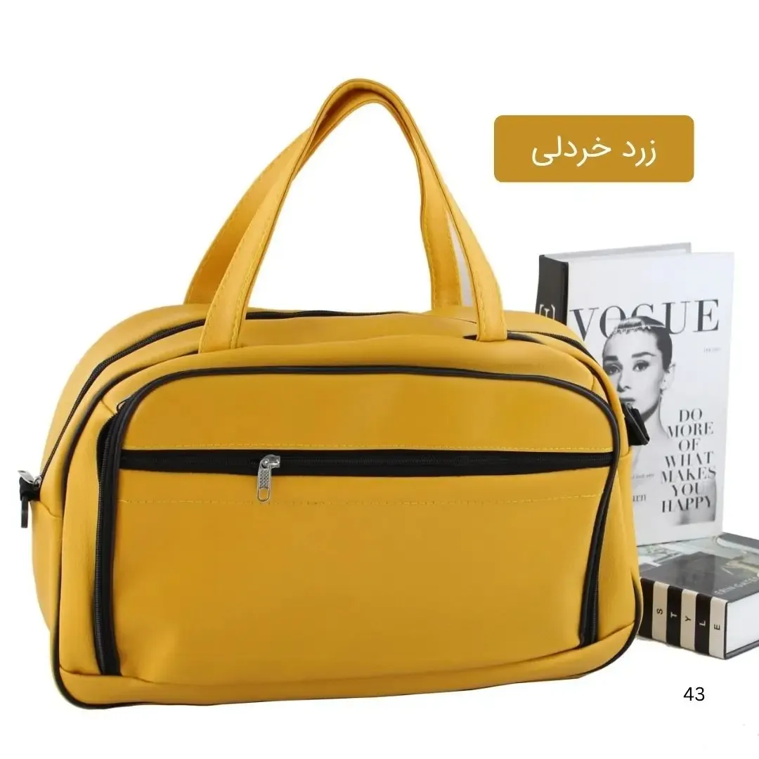 ساک دستی چرم مصنوعی زنانه روزمره و مهمانی با بند بلند - Image 6
