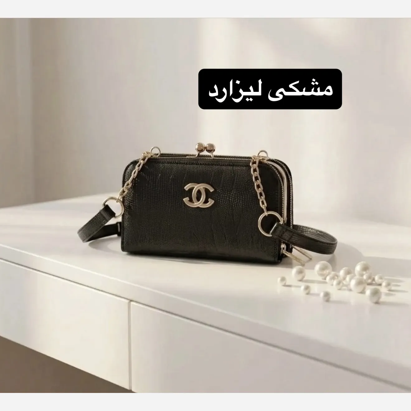 کیف پاسپورتی چرم مصنوعی زنانه رسمی و مجلسی - Image 5
