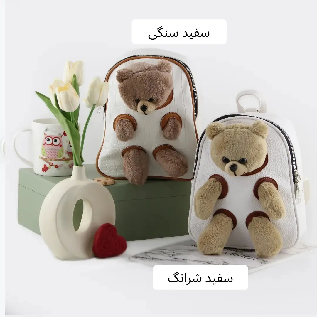 کوله پشتی چرم مصنوعی روزمره زنانه ابعاد 22 در 17 سانتیمتر - Image 7