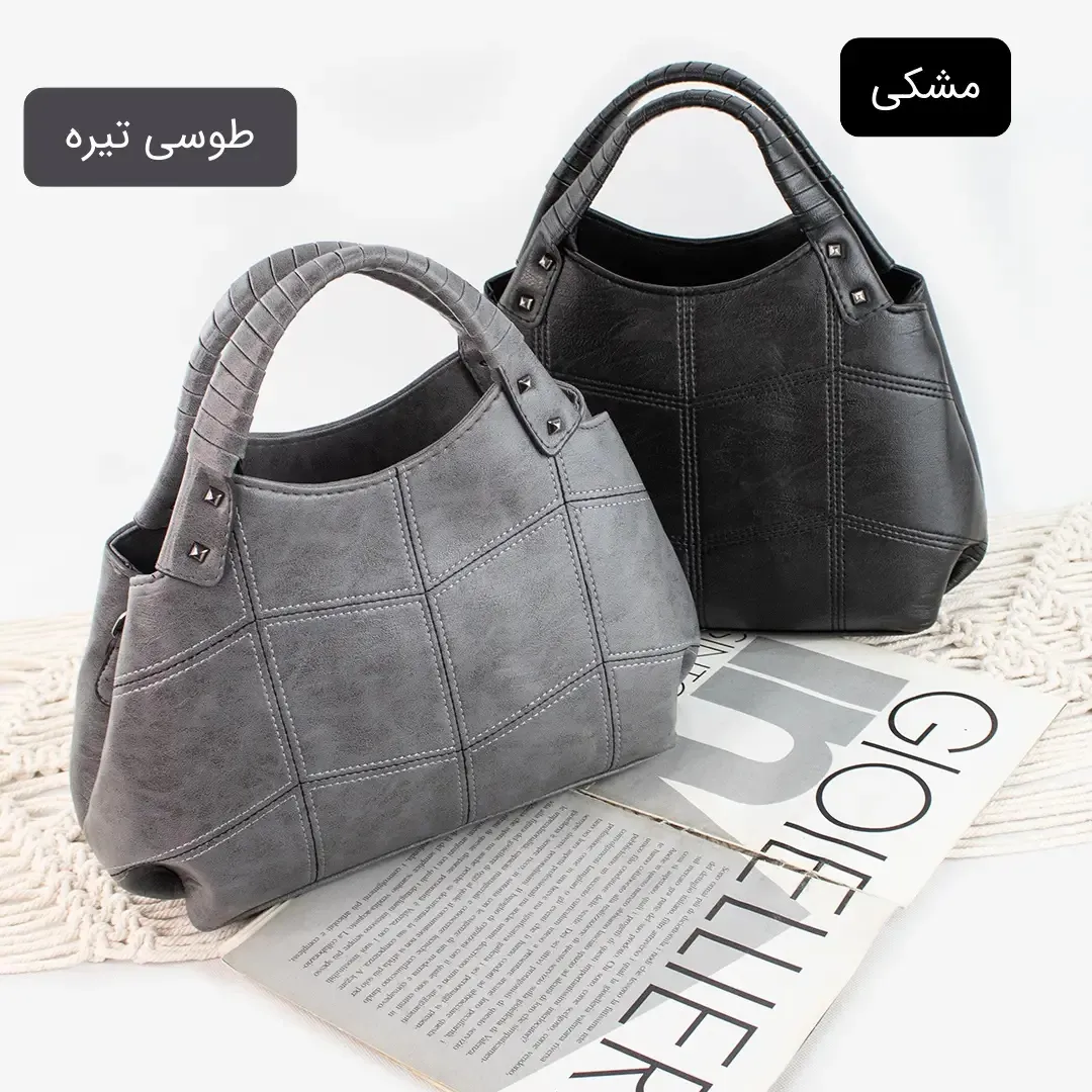 کیف زنانه چرم مصنوعی روزمره بند بلند - Image 4
