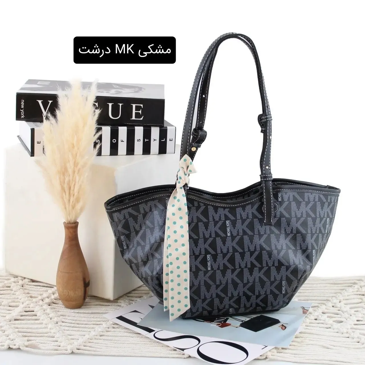 کیف زنانه چرم مصنوعی رسمی و روزمره با بند بلند - Image 7