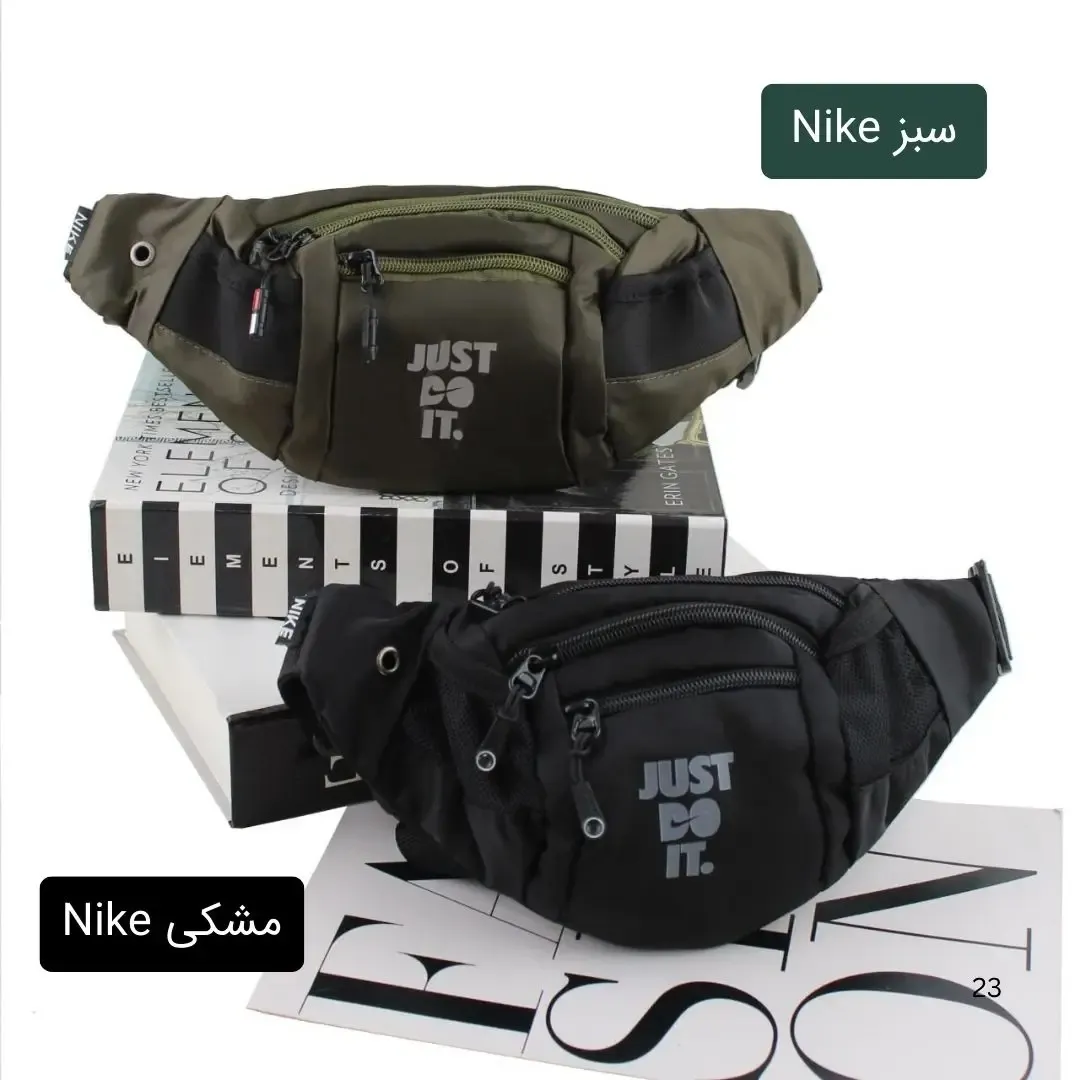 کیف مردانه پارچه ای اسپرت روزمره با بند بلند جیب دار - Image 3