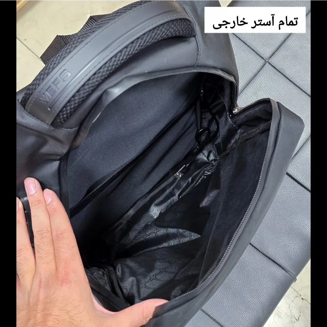کوله پشتی لپ تاپ و دانشجویی قفل دار مناسب لپتاپ تا 17.5 اینچ - Image 20