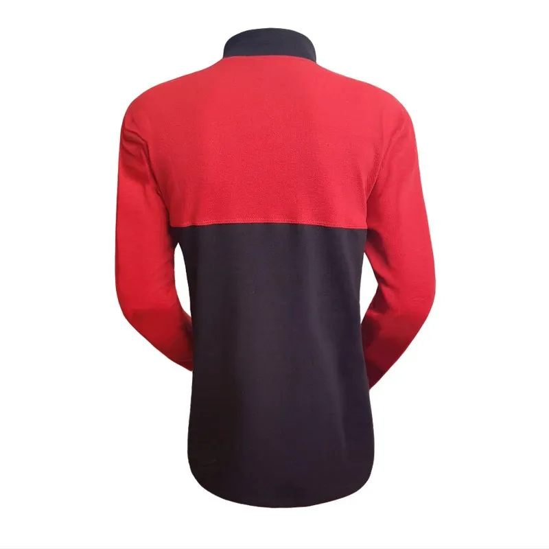 تیشرت آستین بلند مردانه طرح Under یقه ایستاده جودون دو رنگ قرمز مشکی سایز L XL XXL - Image 2