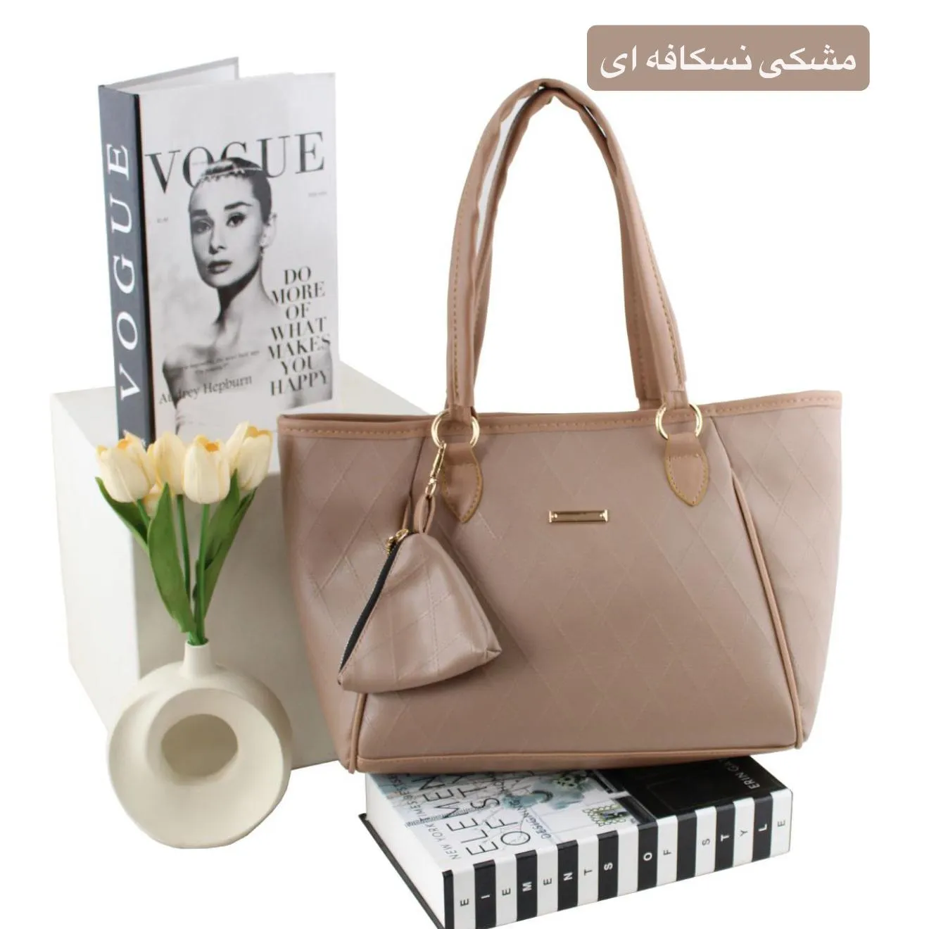 کیف زنانه چرم مصنوعی روزمره و مهمانی - Image 4