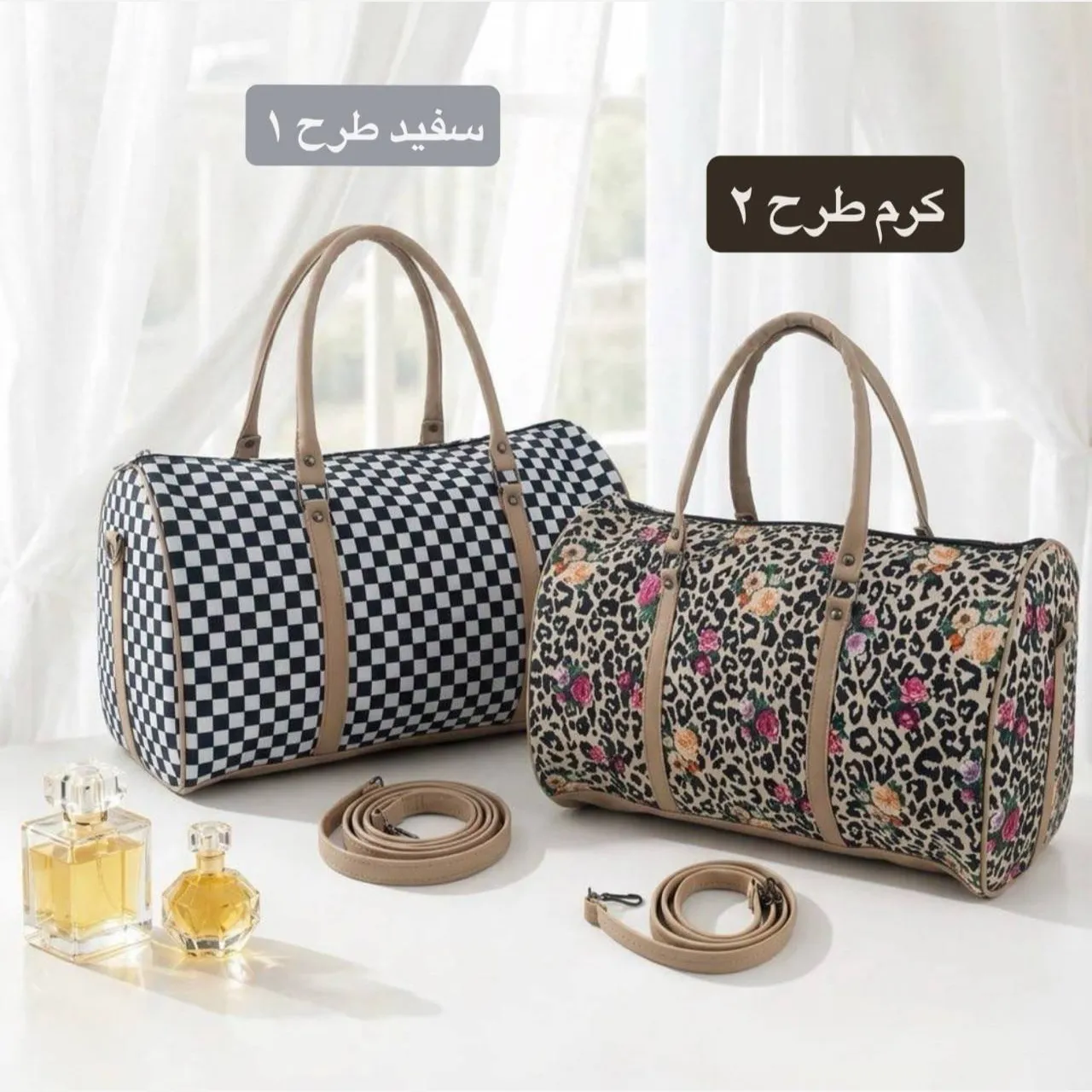 ساک دستی زنانه دخترانه چرم مصنوعی اسپرت روزمره مامی بگ مسافرتی ورزشی - Image 10