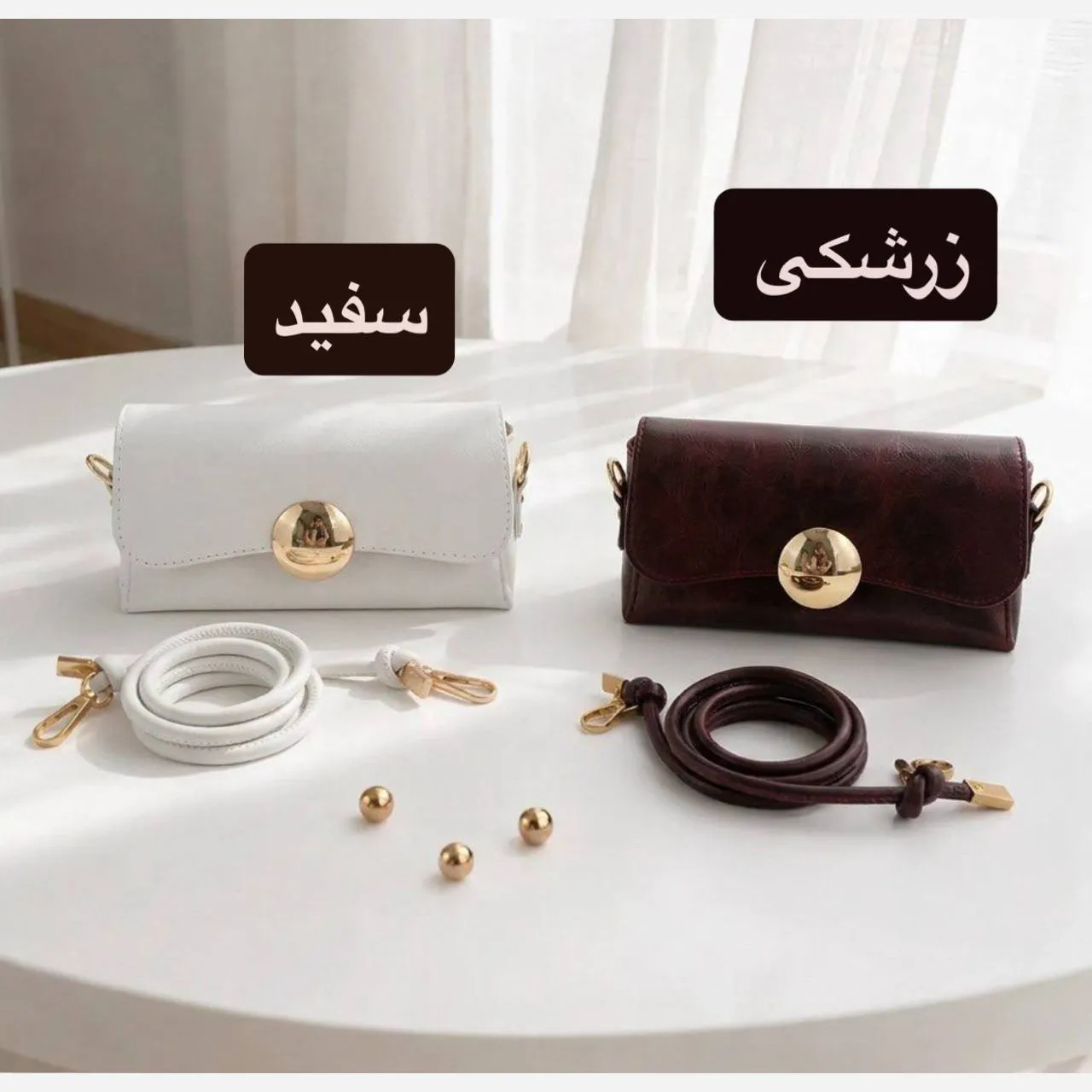 کیف پاسپورتی چرم مصنوعی زنانه روزمره و مجلسی - Image 5