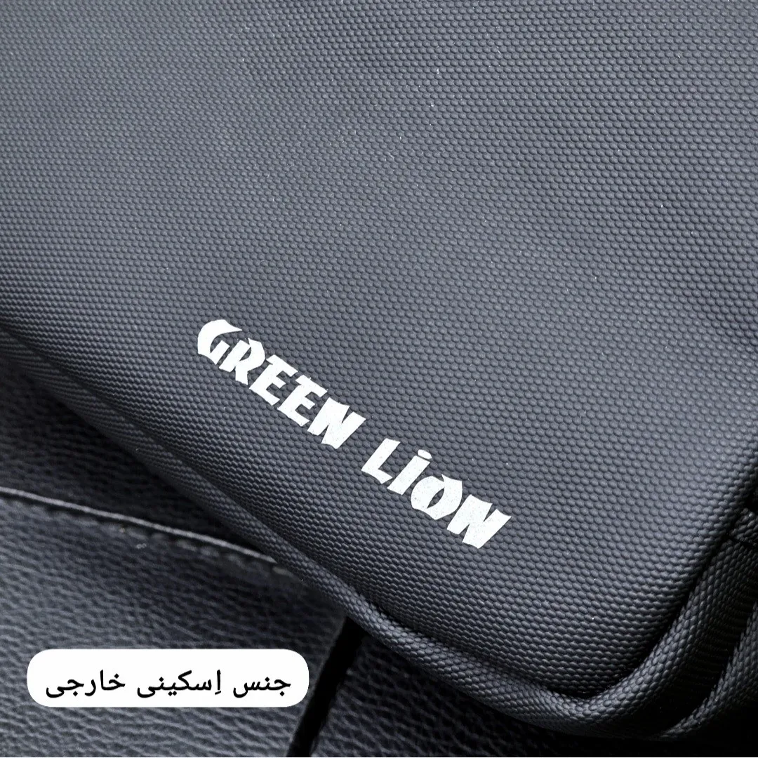 کیف دستی مردانه ضد آب گرین لاین جنس اسکین سیلیکون خارجی سه خانه - Image 13
