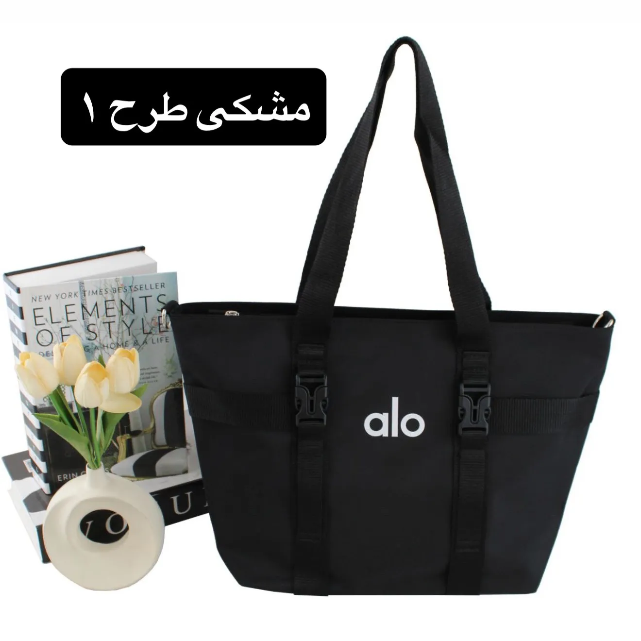 ساک ورزشی و اسپرت پارچه ای سه بند ابعاد 45 در 32 سانتیمتر - Image 2