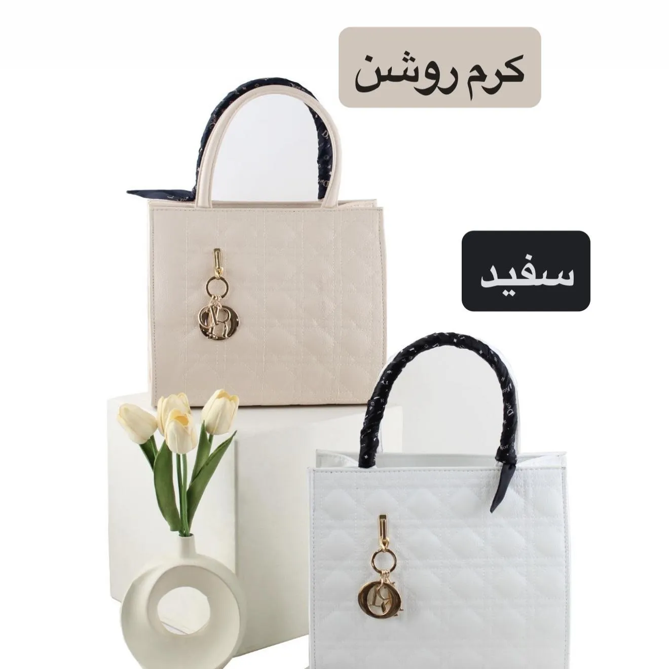 کیف زنانه چرم مصنوعی روزمره و مجلسی مدل سه بند - Image 5
