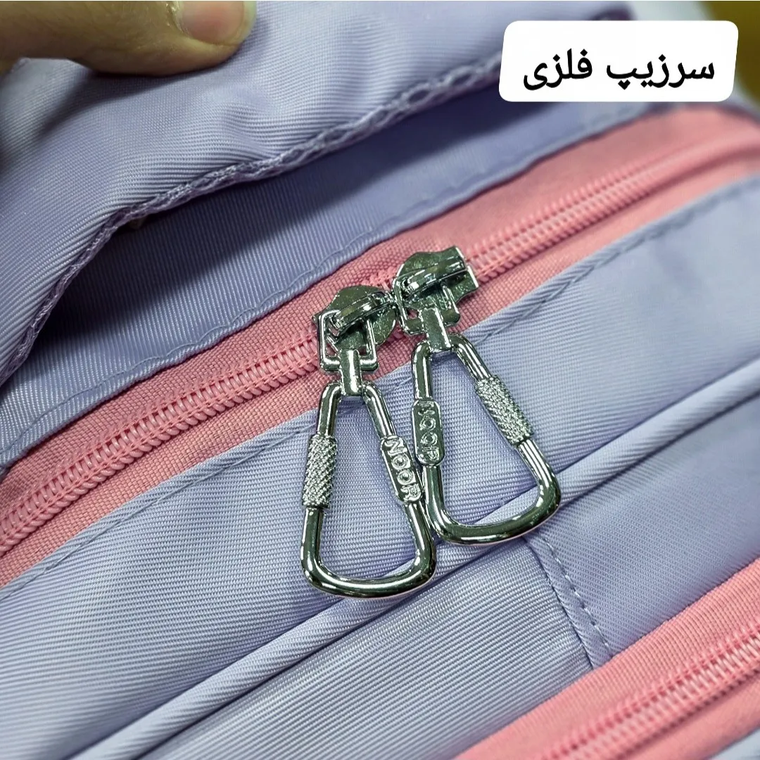 کوله پشتی ابتدایی دخترانه ضد آب ریپس وارداتی مناسب کلاس اول تا چهارم طبی و ضد تعریق - Image 12