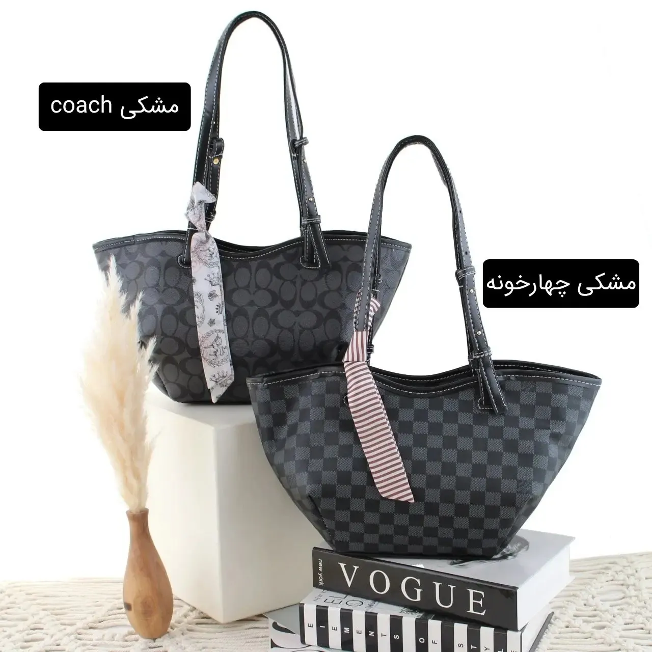 کیف زنانه چرم مصنوعی رسمی و روزمره با بند بلند - Image 6