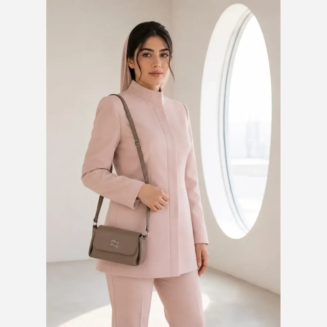 کیف پاسپورتی زنانه چرم مصنوعی ابعاد 23 در 13 سانتیمتر بند بلند - Image 8