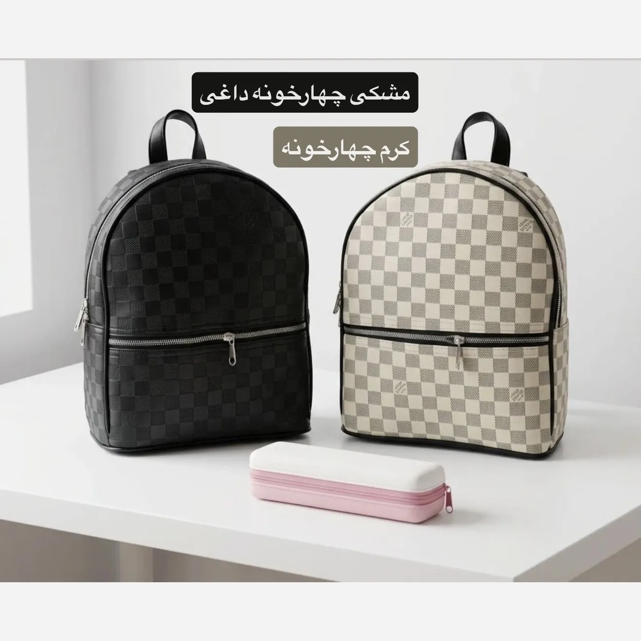 کوله پشتی چرم مصنوعی اسپرت و روزمره ابعاد 30 در 25 سانتیمتر - Image 2