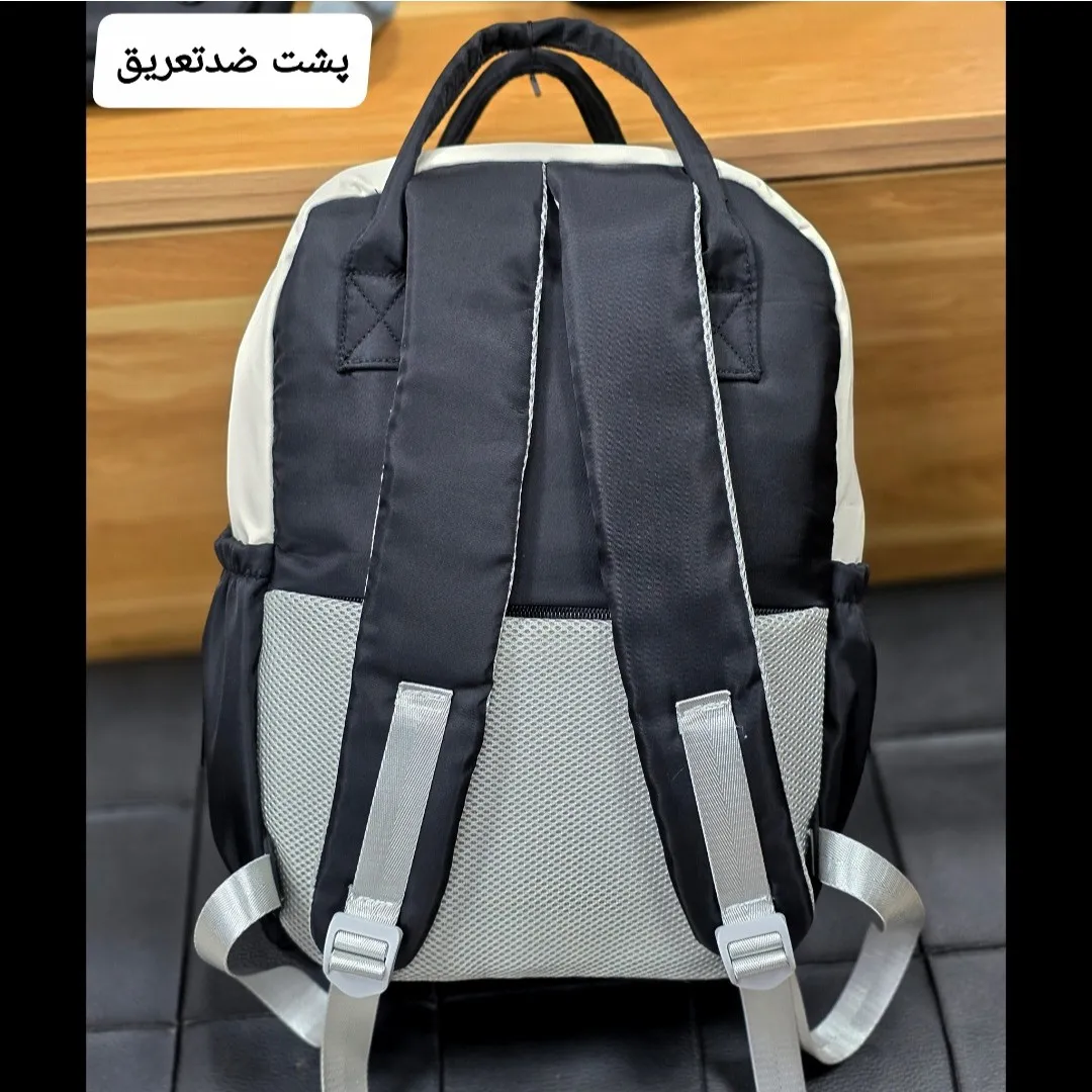 کوله پشتی مدرسه رنگی ضد آب مناسب دبستان و راهنمایی ارتفاع 40 سانتیمتر - Image 12
