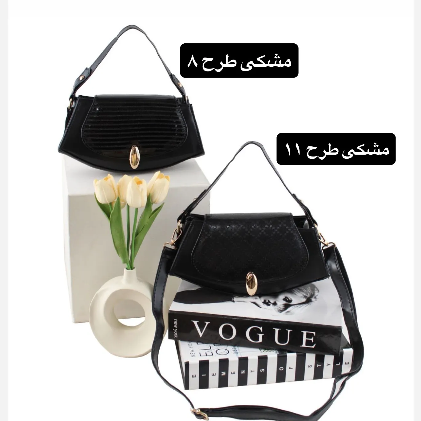 کیف پاسپورتی زنانه چرم مصنوعی اسپرت مجلسی مدل زیپدار - Image 2