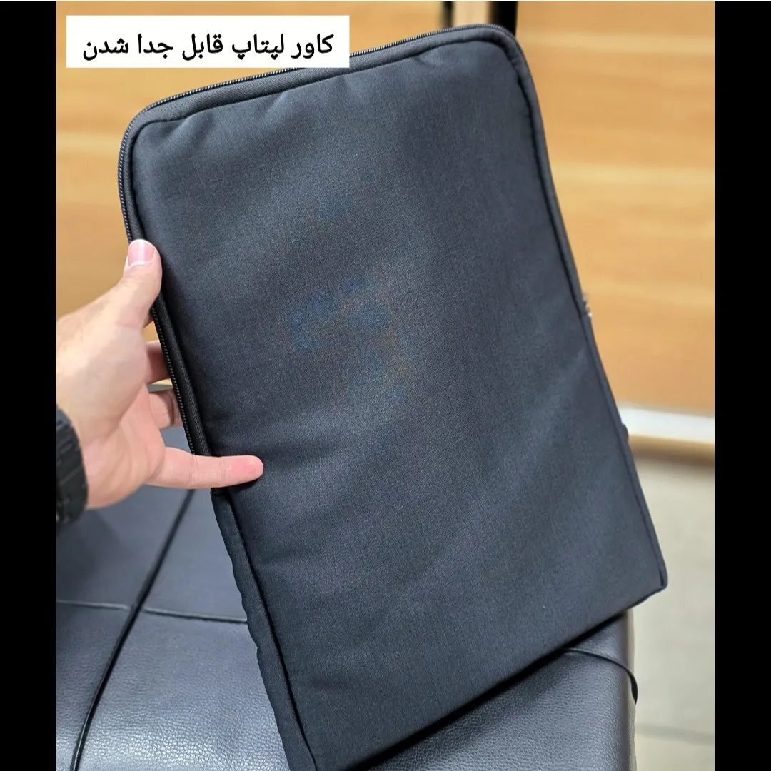 کوله پشتی لپتاپ دانشجویی و اداری قفل دار مناسب لپتاپ تا 17.5 اینچ مردانه و زنانه - Image 15