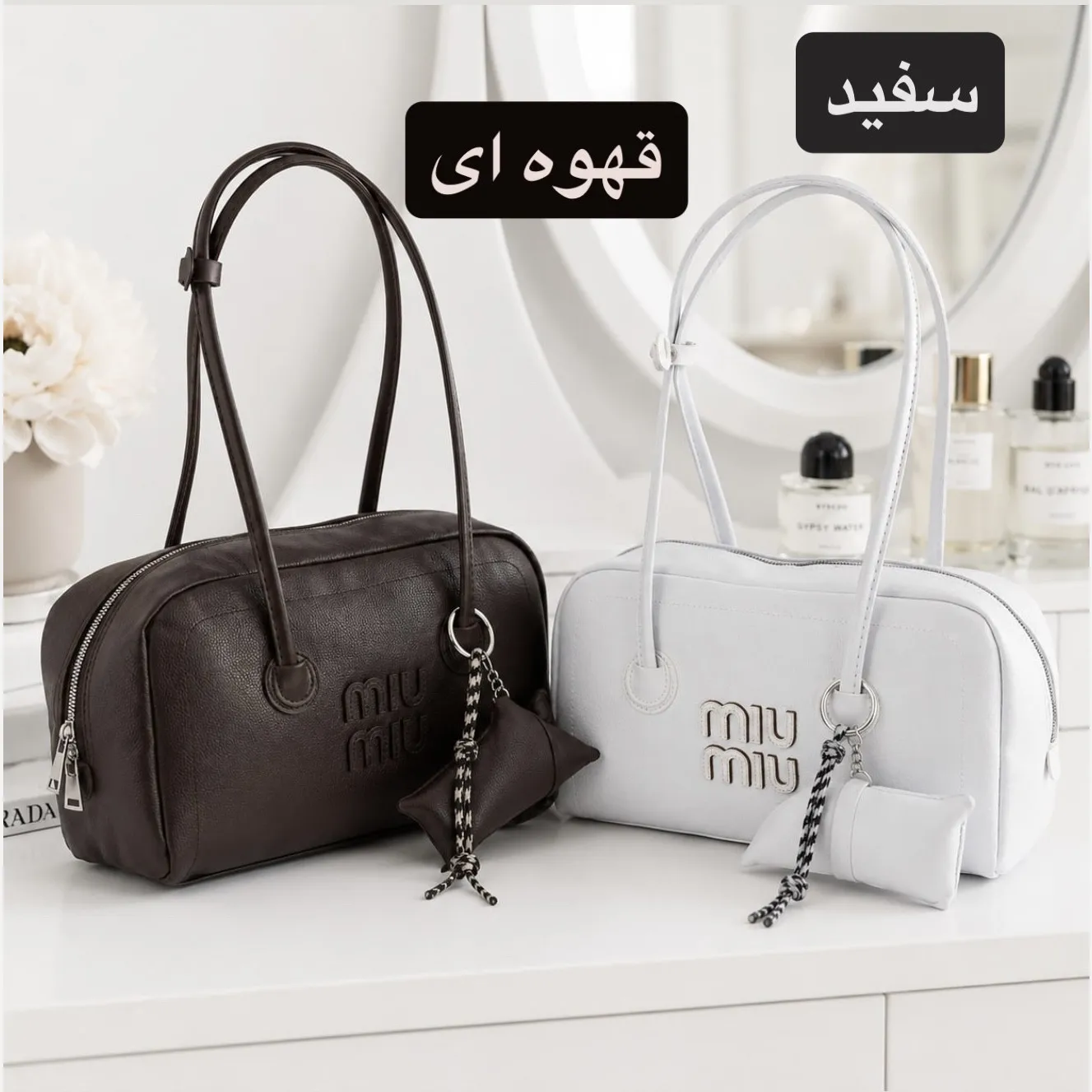 کیف زنانه چرم مصنوعی اسپرت و روزمره - Image 3