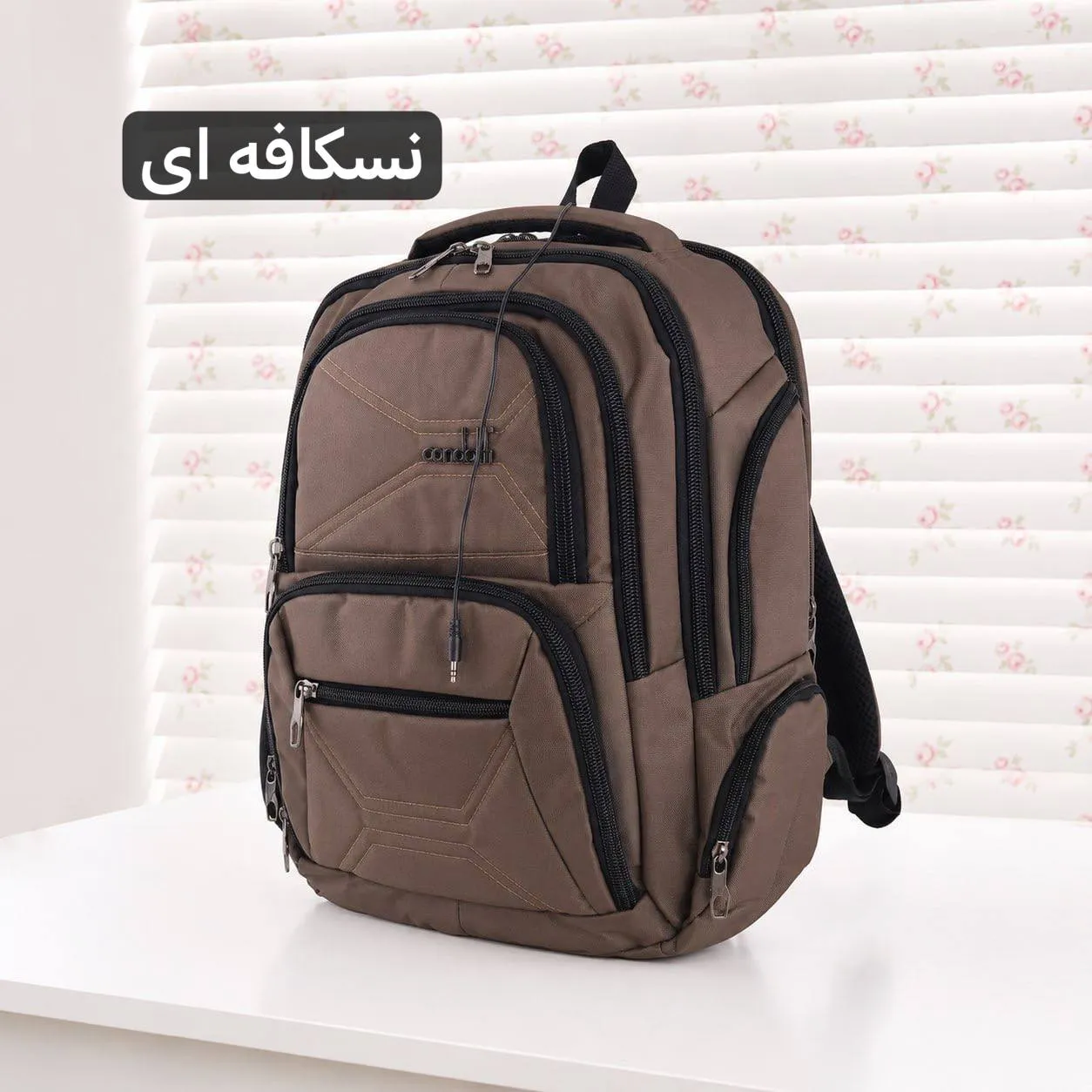 کوله پشتی برزنت روزمره و مدرسه دانشگاه جیب دار - Image 6