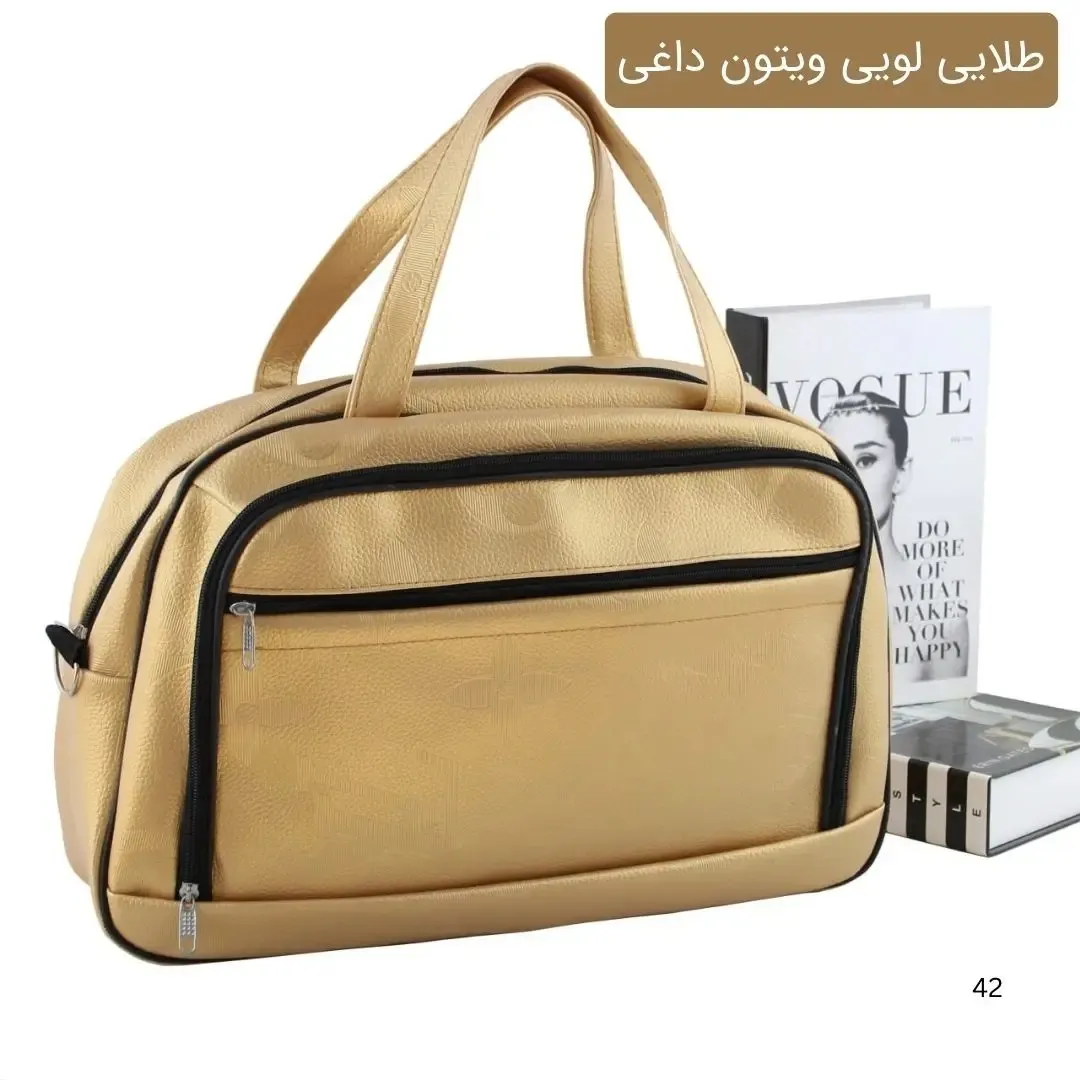 ساک دستی چرم مصنوعی زنانه روزمره و مهمانی با بند بلند - Image 7