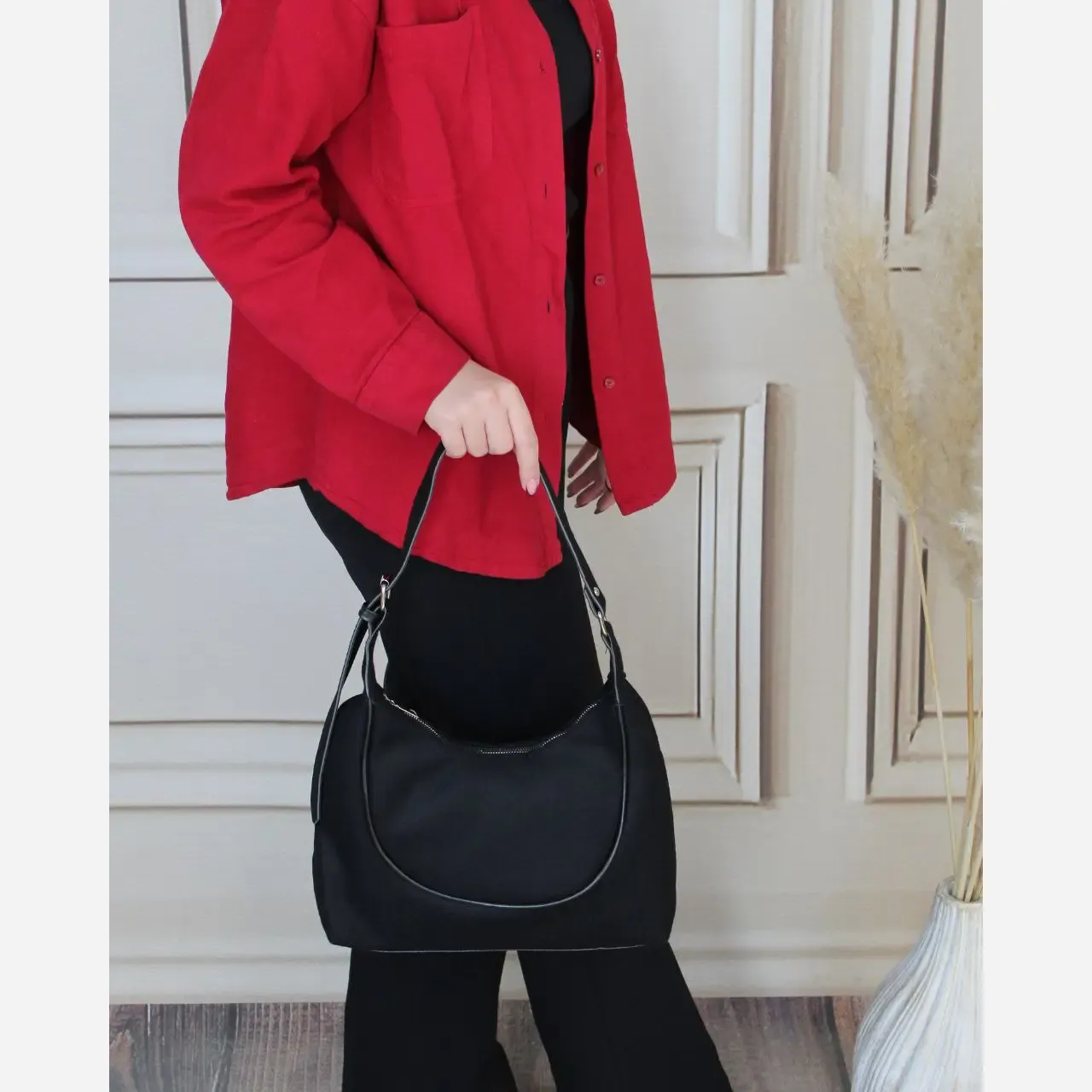 کیف زنانه پارچه ای اسپرت و روزمره زیپ دار - Image 3
