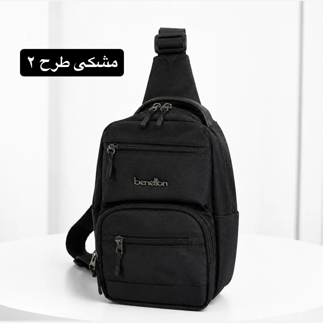 کیف مردانه اسپرت روزمره پارچه ای زیپی بند بلند 7 جیب - Image 3