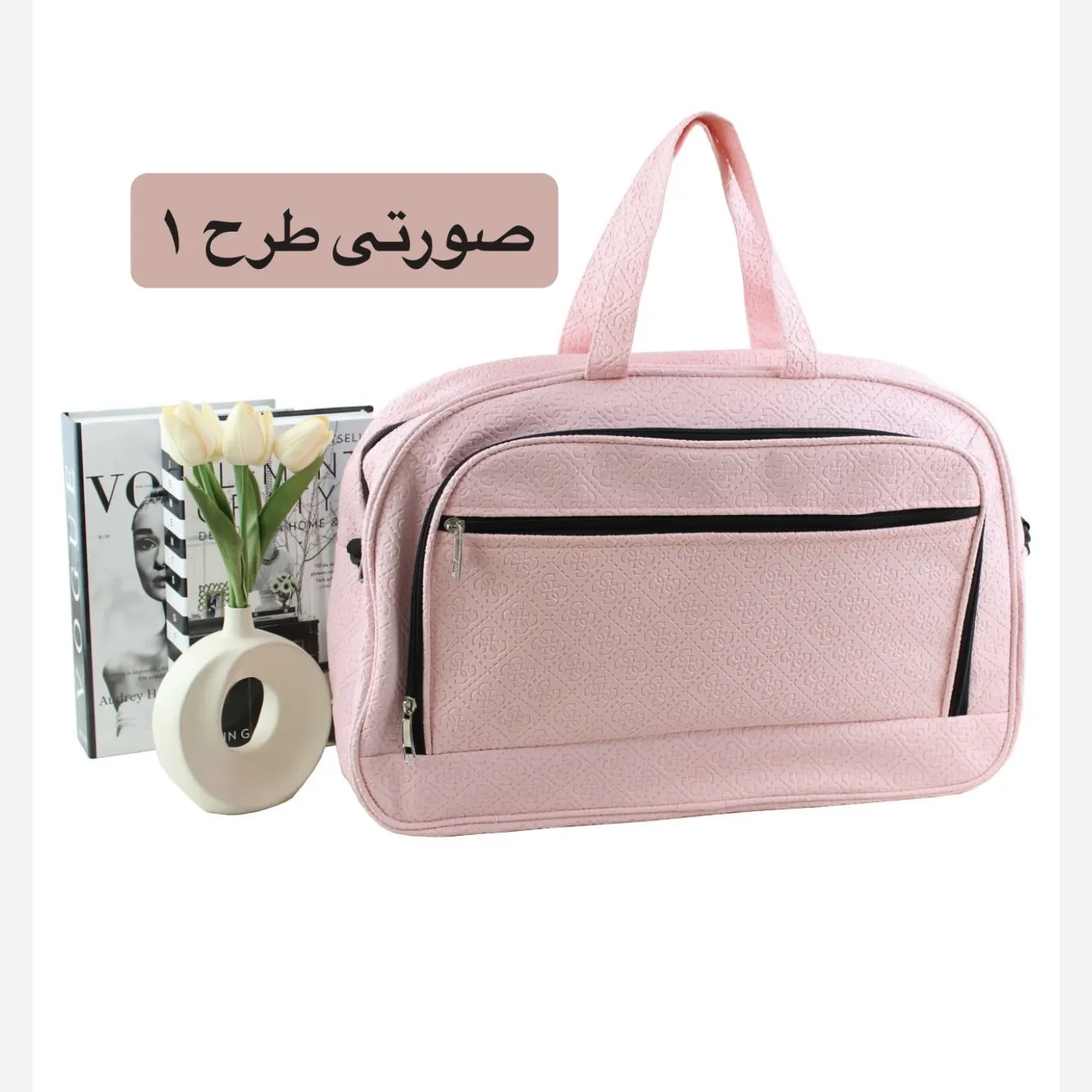 ساک دستی چرم مصنوعی زنانه روزمره و مهمانی با بند بلند - Image 8