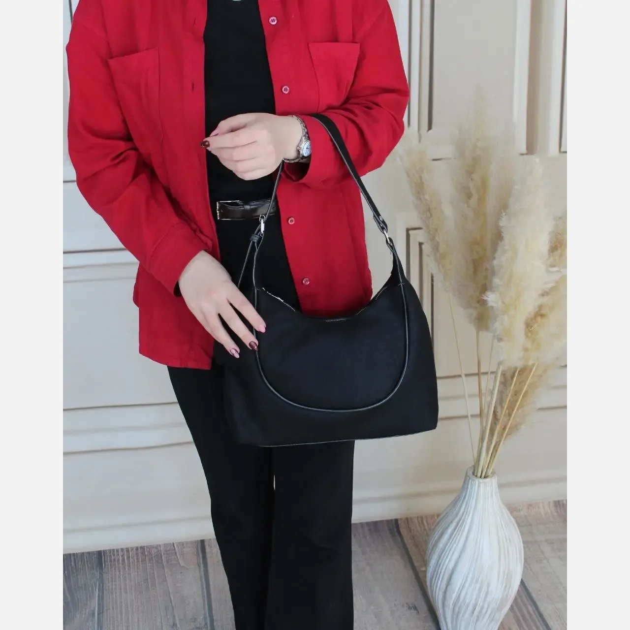 کیف زنانه پارچه ای اسپرت و روزمره زیپ دار - Image 4