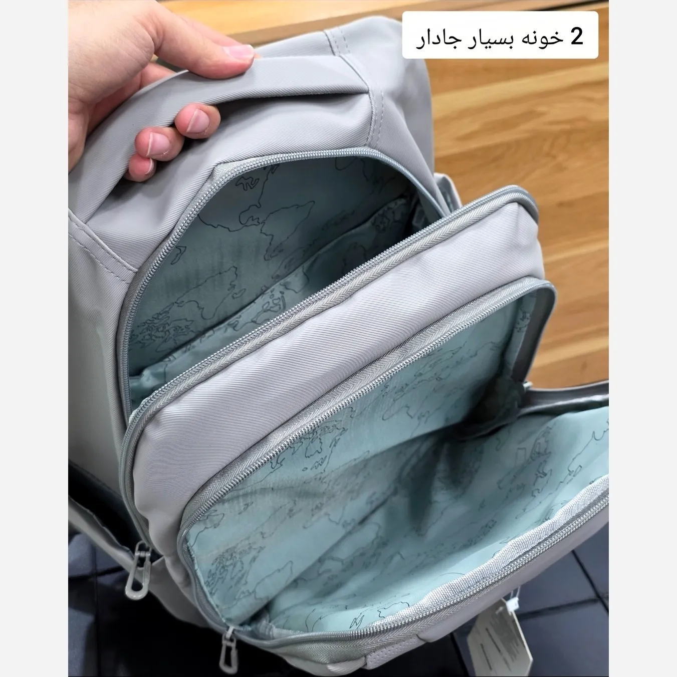 کوله پشتی پاستیلی پریزیدنت برند پرزیدنت وارداتی ضد خش با جای لپ تاپ - Image 19