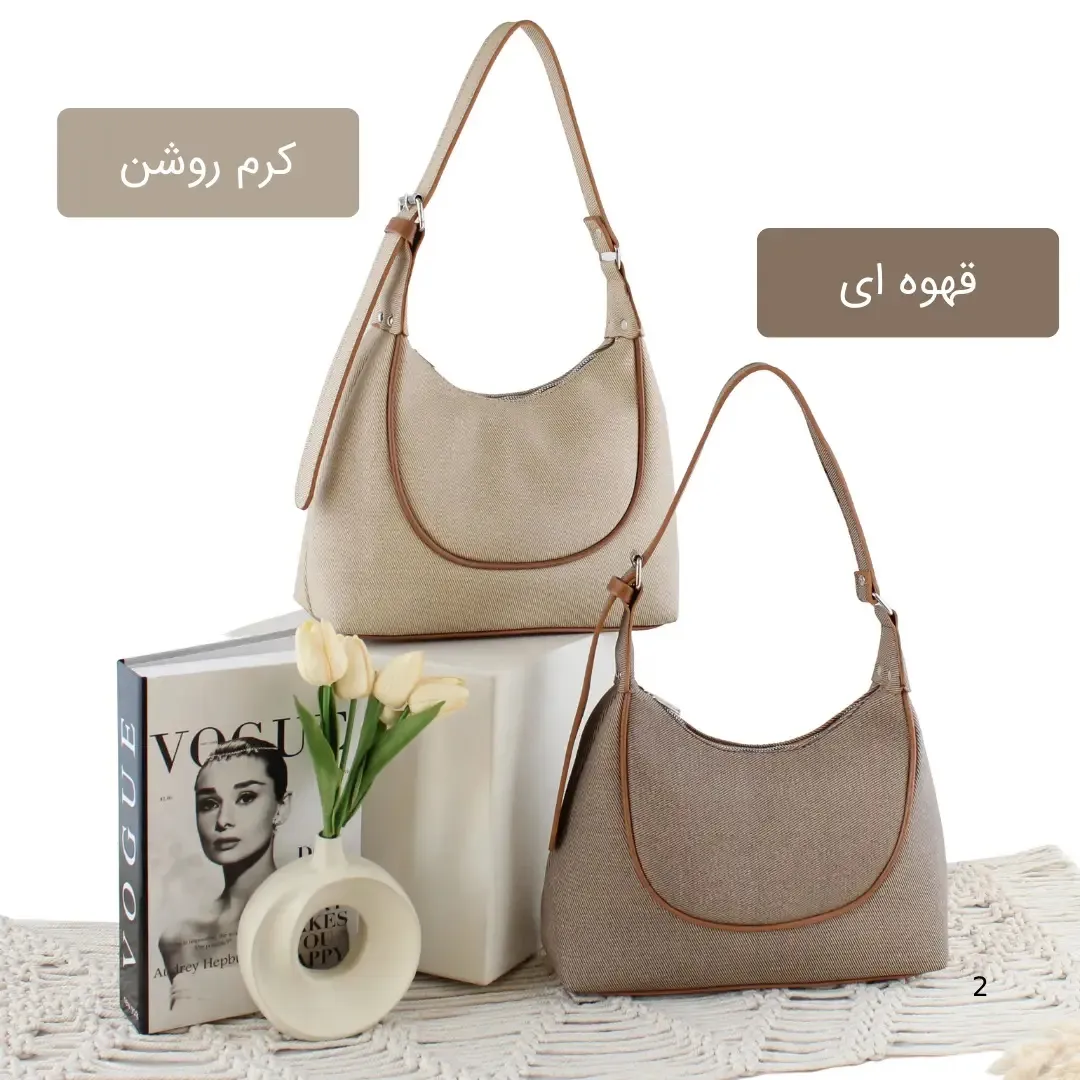 کیف زنانه چرم مصنوعی روزمره اسپرت ابعاد 31 در 23 سانتیمتر - Image 5