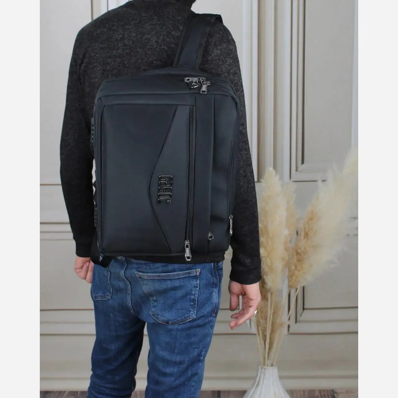 کیف مردانه پارچه ای اداری اسپرت روزمره بند دار - Image 4