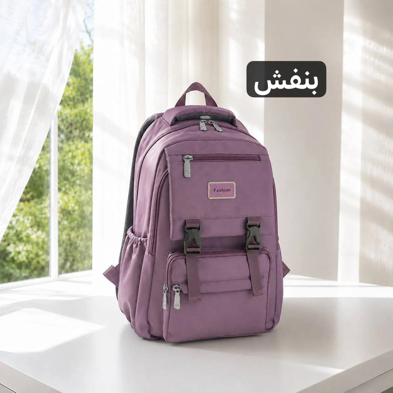 کوله پشتی مدرسه و دانشگاه جنس کجراه خارجی ابعاد 45 در 35 سانتیمتر - Image 8