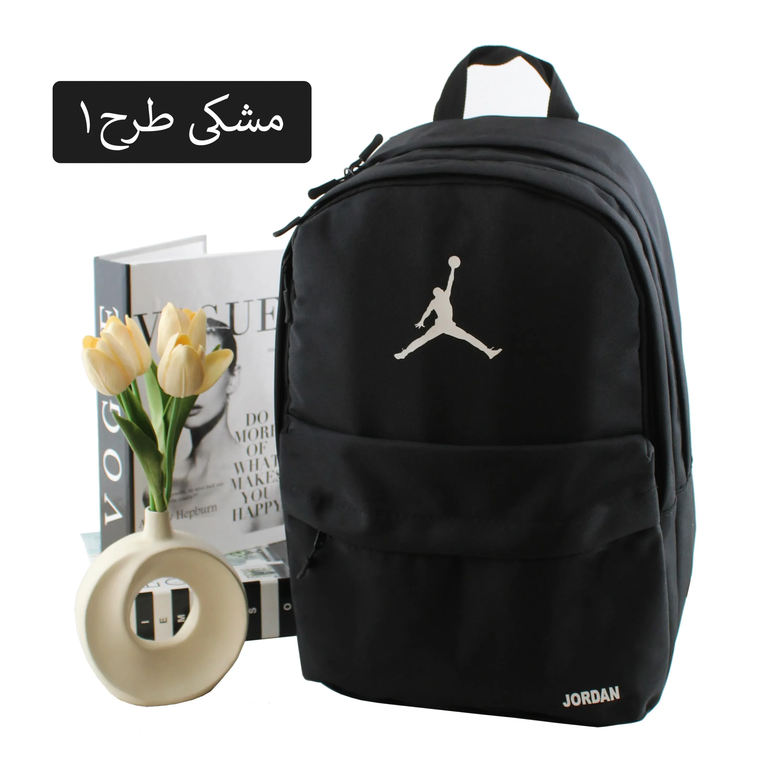 کوله پشتی اسپرت و مدرسه و دانشگاه پارچه ای سایز 43 در 30 سانتیمتر - Image 4