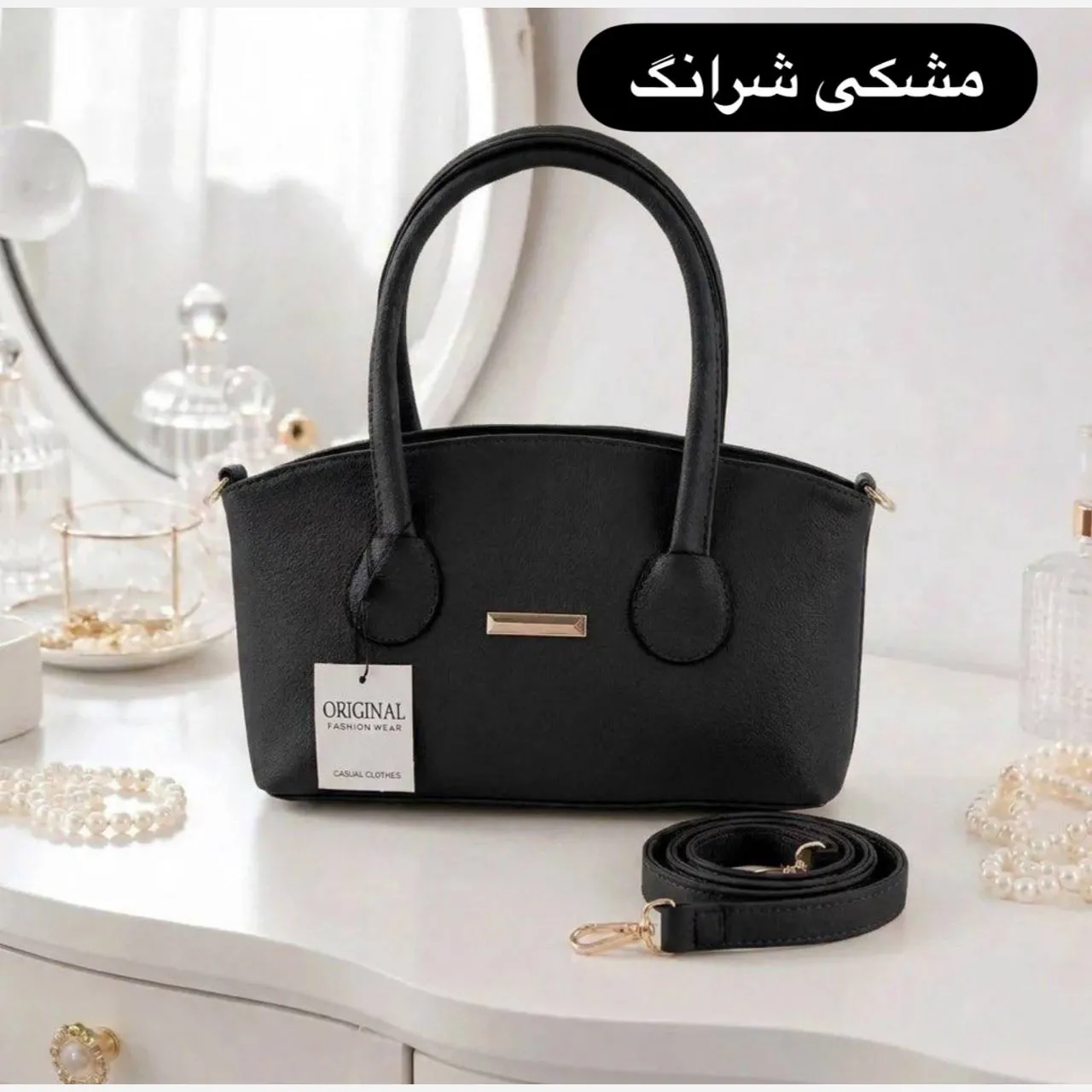 کیف زنانه چرم مصنوعی روزمره و رسمی - Image 6