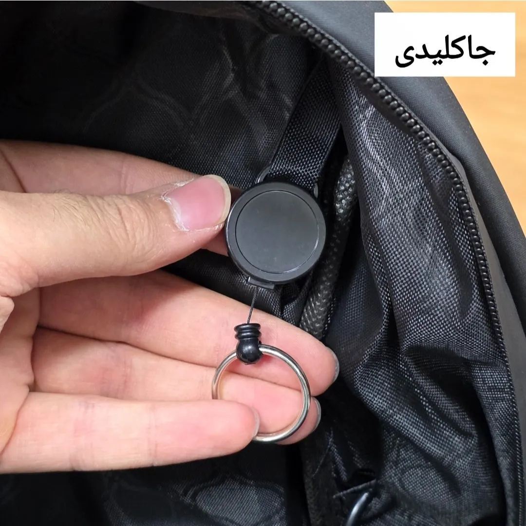 کوله پشتی لپ تاپ و دانشجویی قفل دار مناسب لپتاپ تا 17.5 اینچ - Image 17